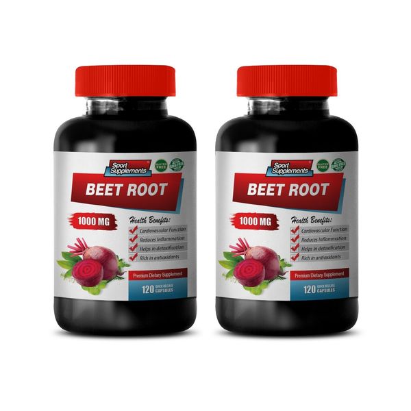 reduce belly bloating - BEETROOT PILLS - energy boost men 2 BOTTLE
