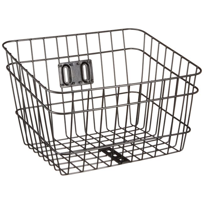 Front wire basket black 18200