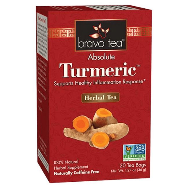 Absolute Tumeric Tea 20 bags By Bravo Tea & Herbs