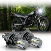 H4 6000K LED Light Bulb Hi&Lo Beam Super Bright Front Headlight For Motorcycle