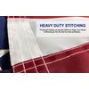 DMSE Denmark Danish Dannebrog Flag 3X5 Ft Foot 100% Polyester 100D Flag UV Resistant (3'X5' Ft Foot)