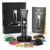 Beard Club PT45 Beard Trimmer for Men - Electric Cordless Rechargeable Beard & Hair Trimmer - High Power 7000 RPM - 8 Color Guides, 45 Unique Trim Lengths - Extra Sharp Mower Blades - Travel Lock