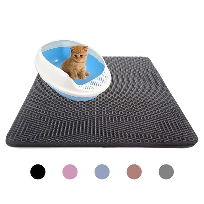 Pet Cat Litter Mat Waterproof Double Layer Kitten Litter Trapping