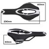 Vandorm Speed Road & Mountain Bike Saddle WHITE