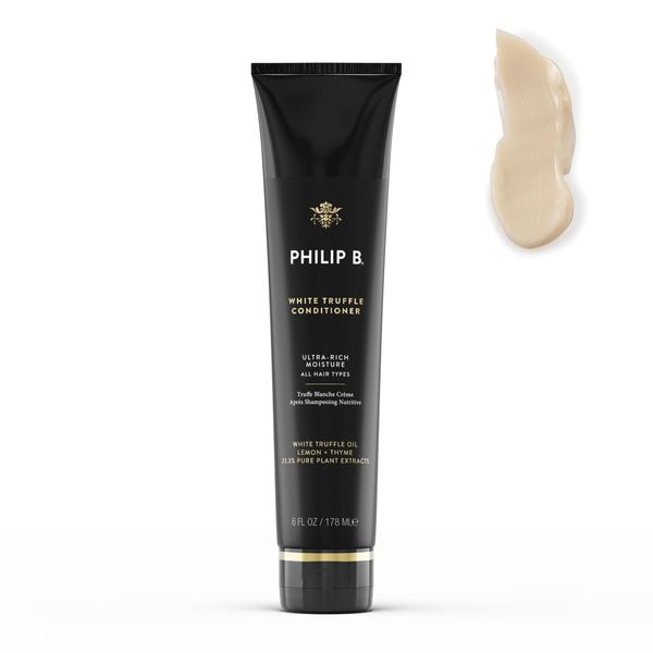 PHILIP B White Truffle Conditioner 6 oz. (178 ml) | Ultra-Rich, Moisturizing Conditioner Revives Coarse, Thick or Chemically Damaged Hair