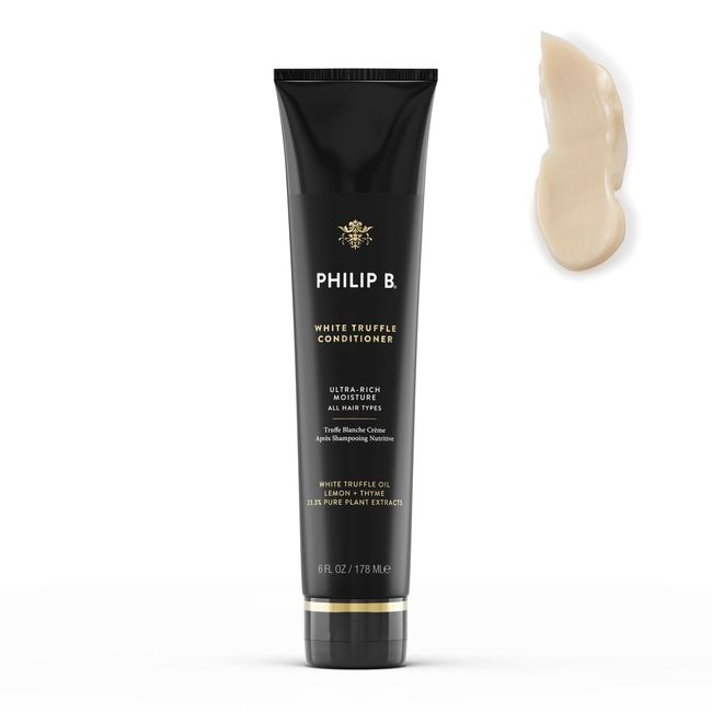 PHILIP B White Truffle Conditioner 6 oz. (178 ml) | Ultra-Rich, Moisturizing Conditioner Revives Coarse, Thick or Chemically Damaged Hair