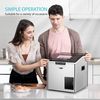 2 in1 Electric Portable Countertop Ice Cube Maker & Ice Shaver Machine 44lbs/day