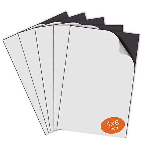 Strong Self Adhesive Magnetic Sheet 4X6 Flexible Magnetic Sheets with Adhesive