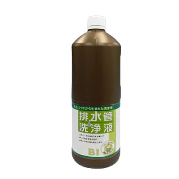 Drain Pipe Cleaning Solution (Formerly Bio Kun with Pipes), 0.4 gal (1.8 L), Commercial Use, Drain Outlet, Clogging, Kitchen, Bath, Toilet, Deodorizing, Disinfecting