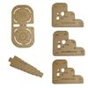 Leather Craft Ruler Tool Set of 5 Types