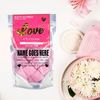 Love Heart Personalised Rose Scented Bath Bombs Gift Set