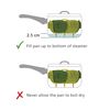 Joseph Joseph Bloom Folding Steamer Basket for Vegetables, compact storage - Green, 4