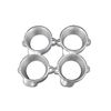 FCR Large Power Filter Adapter Aluminum 4 Pack Silver