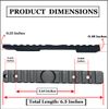 Gotical CVA Paramount Picatinny Scope Rail - 20 MOA Fits All Paramount