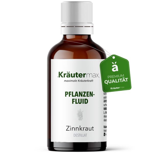 NEU! Kräutermax Zinnkraut Tropfen | Zinnkraut Pflanzenfluid als perfekte Ergänzung zu Ackerschachtelhalm Tee oder Ackerschachtelhalm Pulver | Vegan und Rein nach Kräutermax Manier | 1 x 50ml