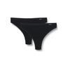 Skiny Women's Advantage String - Black - Schwarz (7665 BLACK) - 10 (Brand size: 36)