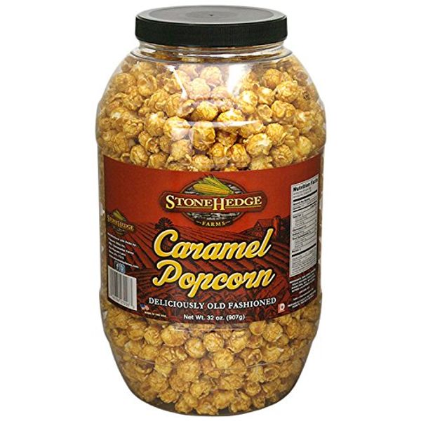 Stonehedge Farm Caramel Popcorn Barrel 32oz