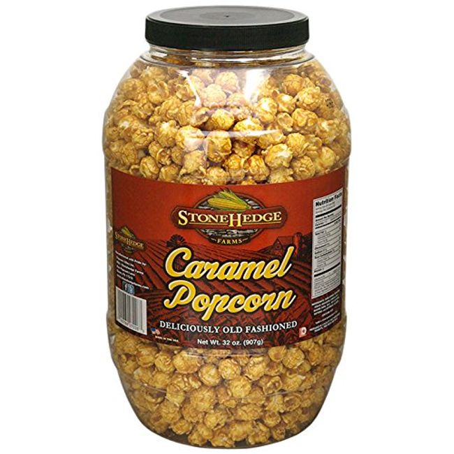 Stonehedge Farm Caramel Popcorn Barrel 32oz