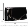 SwankySwans Women's Sara Clutch Bag, Black