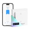 Meross Matte WiFi Roller Shutter Switch (Neutral Cable Required), WiFi Roller Shutter Switch Smart Works Apple HomeKit, Alexa and Google