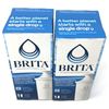 (2) Brita Standard Replacement Filter Sealed 1 Filter Each Reduces Chlorine Odor