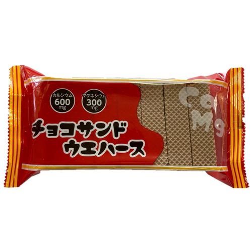 Chushin Seika Chocolate Sand Wafers, 21 Sheets x 10 Bags