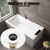 FunnAura 2PCS Bathroom Sink Plug Replacement, Push Down Kitchen Sink Accessories (1.4inch)