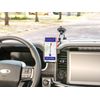 WeatherTech WindshieldFone Universal Windshield-Mounted Car Phone Holder with Forest Green Billet Knobs