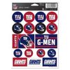 New York Giants Vinyl Sticker Sheet 5" x 7"
