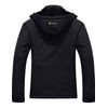 GEMYSE Women's Mountain Waterproof Ski Snow Jacket Winter Windproof Rain Jacket(Black，Large)