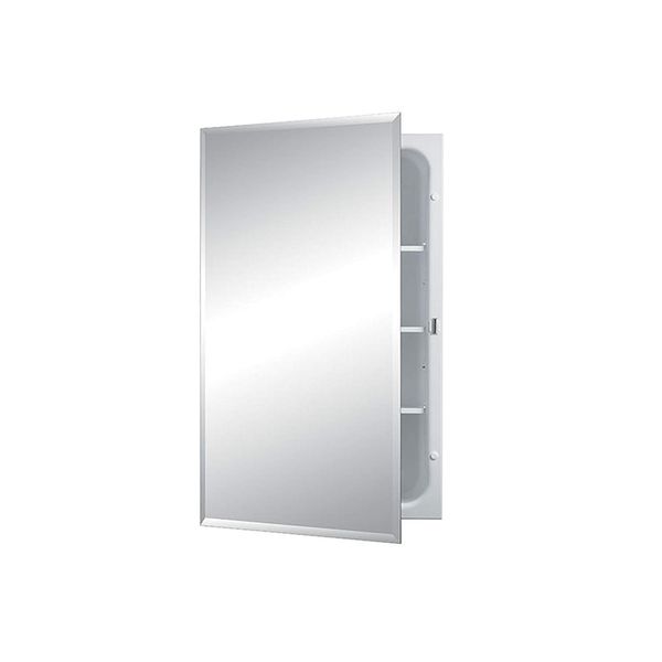 Jensen 1459 Horizon Frameless Single-Door Recessed Medicine Cabinet