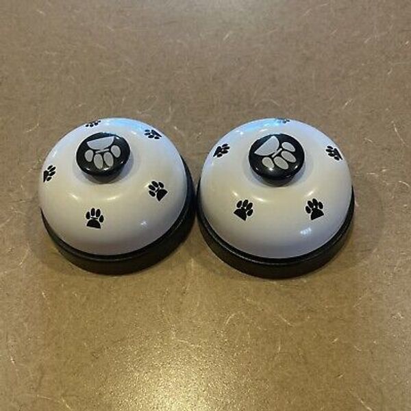 Set Of 2 Dog Potty Training Tools Pet Bells Dogs Cats Cat DoorBell Potty Bell