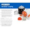 Test-Tite 83472 4" ABS Test Dome Coupling