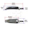 Viper LED Stalk Turn Signal Universal Light Motorcycle Stem Clear Chrome Blinker
