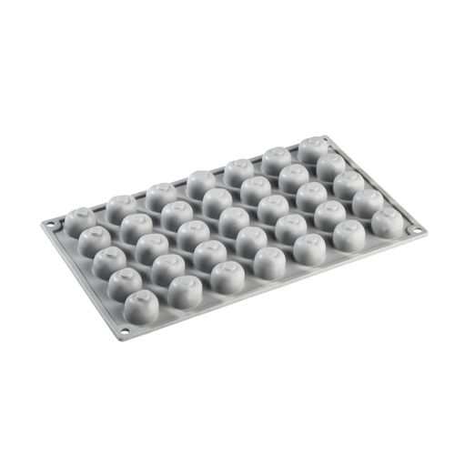 PAVONI ITALIA GG016 Grand-Cherry, 35 Pieces, Platinum Silicone Mold, Confectionery Supplies, Chocolate Mold, Candy Mold, Decorative, Oven, Microwave, Dishwasher Safe, Freezer Safe