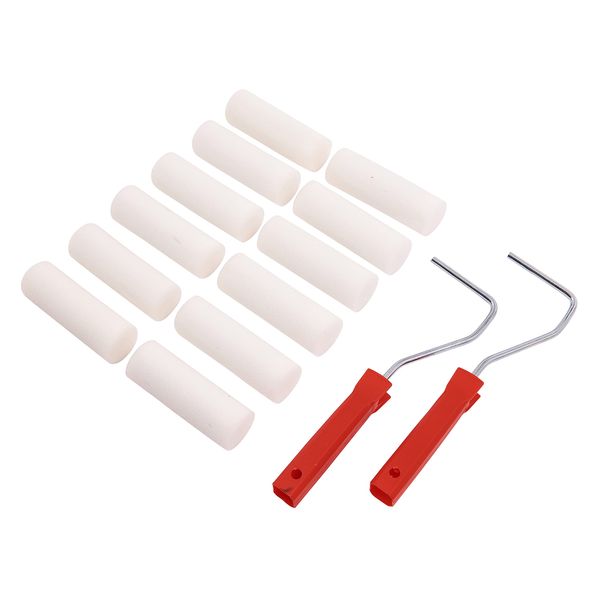 Amtech S3895 14 Piece Mini Paint Roller Set