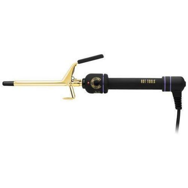 Hot Tools Professional Hair Curling Iron 3/8" # 1138 Spring Gold Styling Beauty