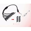 1 to 8 Power Splitter Adapter Cable for CCTV Surveillance Security Camera 12V DC