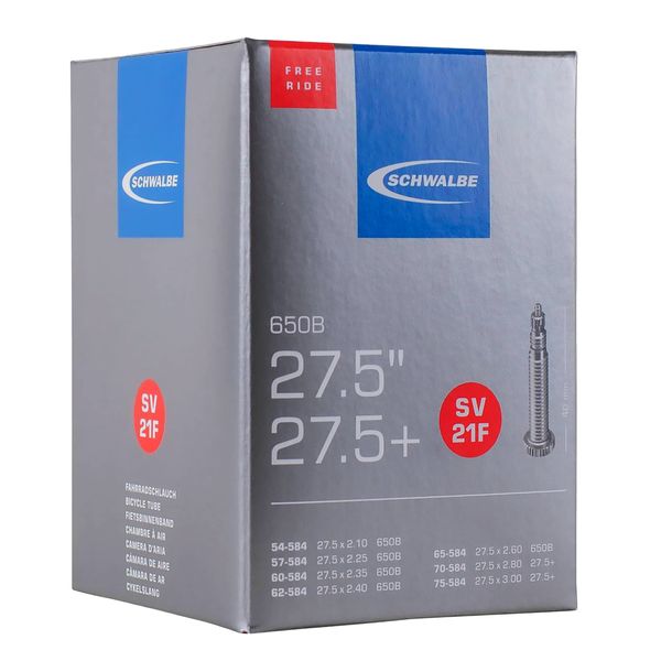 Schwalbe SV21F Tube Presta Lightweight 200 g - 27.5 x 2.10-2.30 Inches