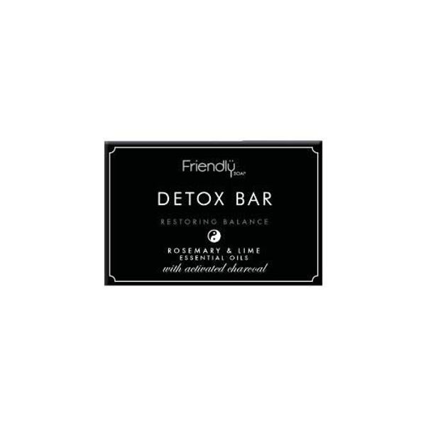 Friendly Soap | Friendly Soap Detox Bar - Activated Charcoal | 5 x 95g (UK)