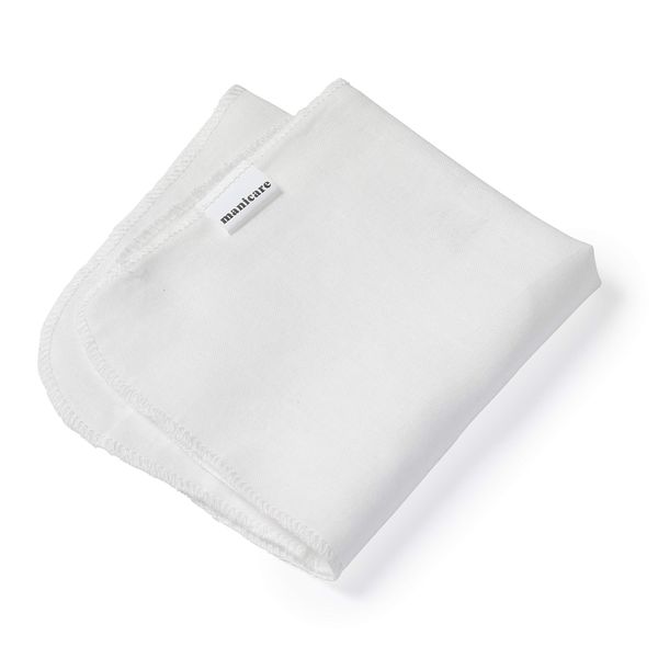 Manicare Pack of 2 Muslin Face Cloths, Removes Makeup, Eco-friendly Reusable Cleansing Cloths, Gentle On The Skin, Exfoliates, Beauty Spa Accessory, Face Towel, Facial Wash, Cotton Muslin Cloth