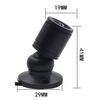 Audiofan, USB-A LED, Small Spotlight, Showcase Lighting, Backlight, Angle Adjustable, Light Control (Stepless Dimming), Black, Approx. 6.6 ft (2 m)