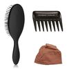 3 Pc Bundle: Jon Renau Wide Tooth Comb, Paddle Brush and 1pc Wig Liner