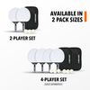 Rubberized Outdoor TT Paddles 2 Pk & Balls