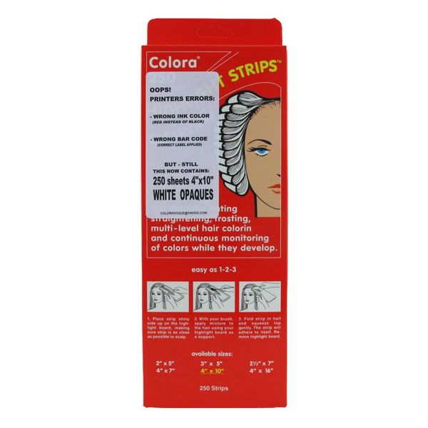 Colora 250 Highlight Strips 4x10 (2 Pack)