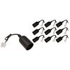 McShine - Renovation Socket E27 with 11cm Cable and Hanger Pack of 10