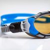 Zoggs Predator Flex Goggle, UV Protection Swim Goggles,Black/Blue/Copper Polarized, small