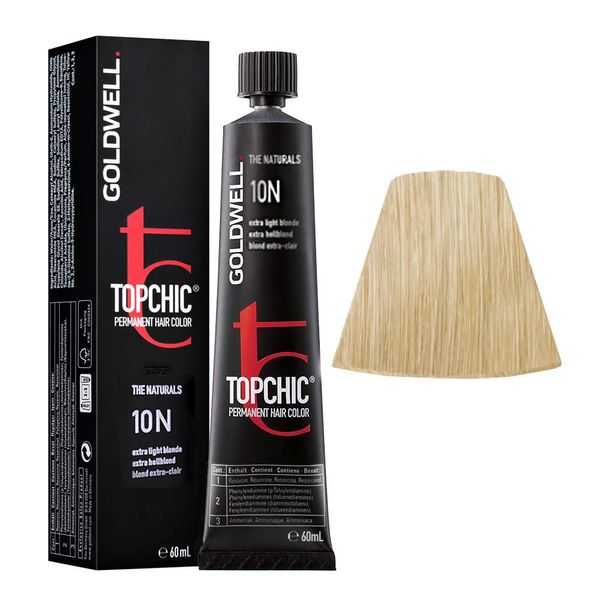 Goldwell Topchic Haarfarbe 10N, extra hellblond, 60 ml, 1er Pack, (1x 0,06 L)