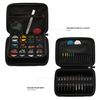 Mission Abs 4 Metallic Dart Case - Extra Large Box for 4 Sets - Fully Assembled, black, Modern