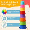 Tiny Tinker Stackable Cups Baby Toy (Rainbow)